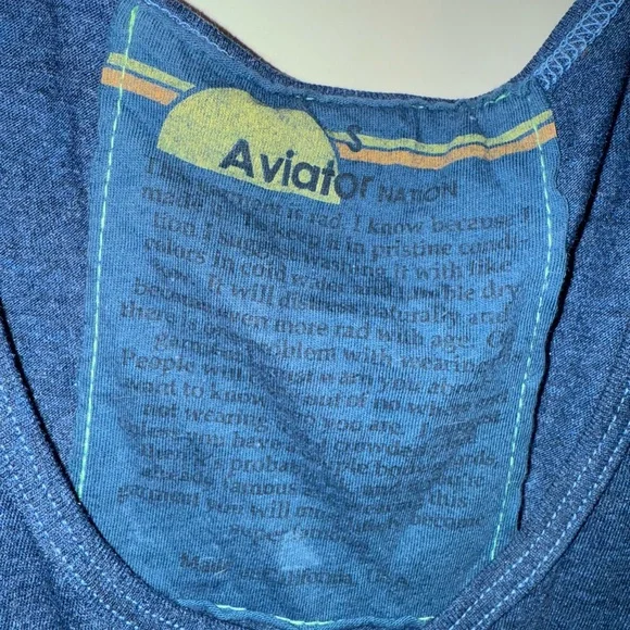 Aviator Nation Blue Tank Top - Picture 3 of 7